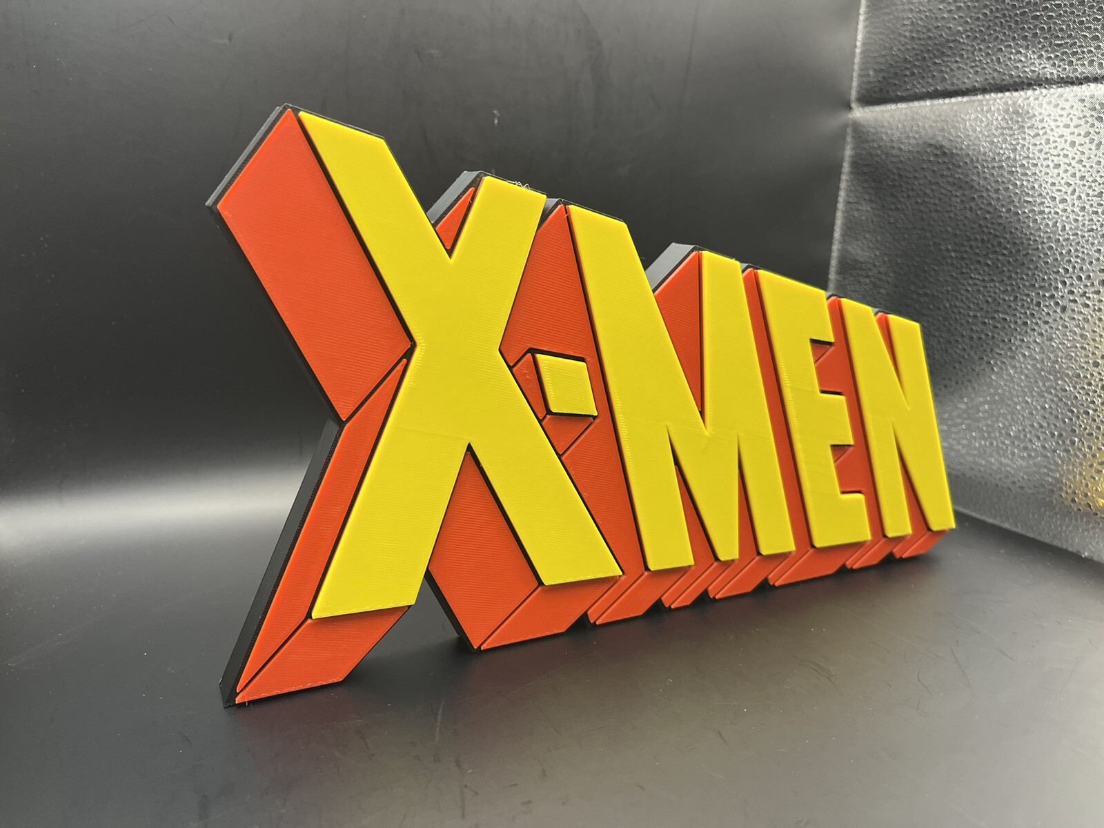 X-Men Logo Sign Display | 3D Wall Desk Shelf Art