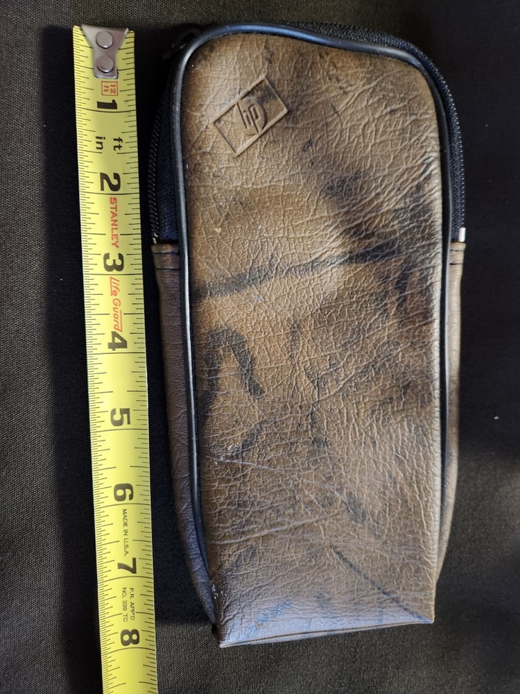 Leather Case For HP Calculator Nice Used Condition