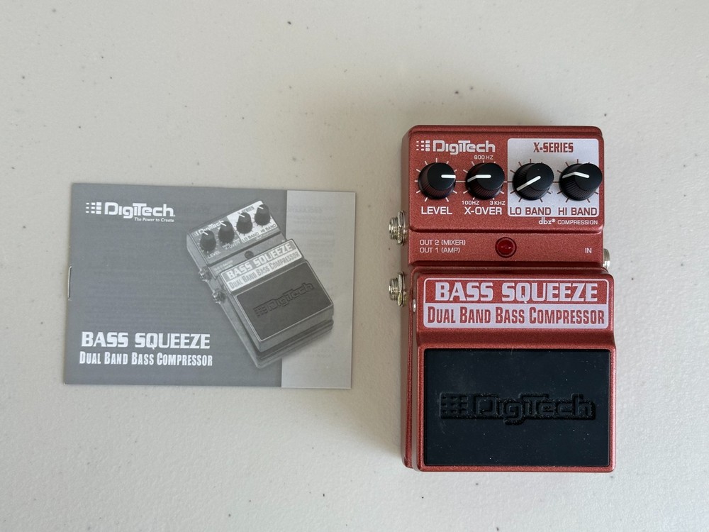 DigiTech BASS SQUEEZE Compressor Pedal