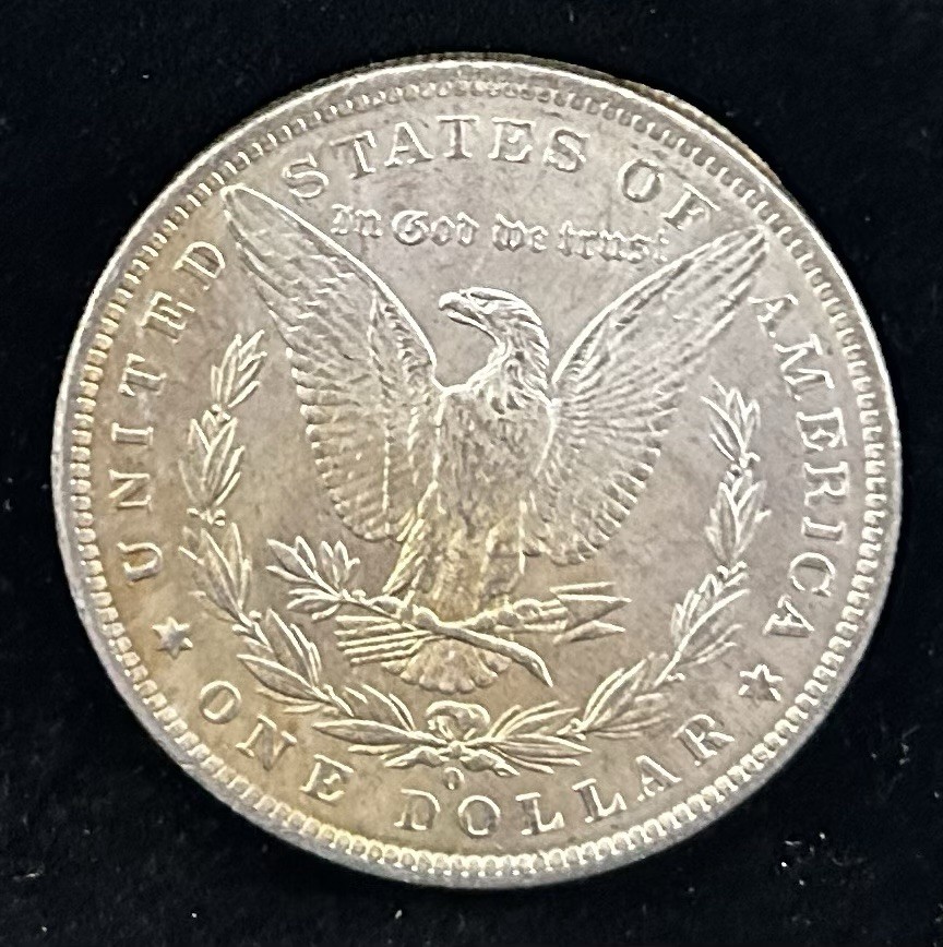 1883-O MORGAN SILVER DOLLAR, BU, GORGEOUS Example