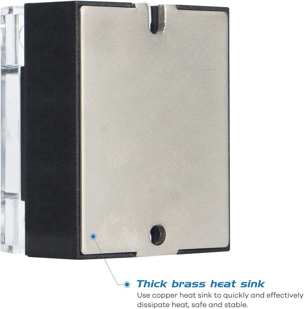 Durable Solid State Relay SSR-25DD, 25A, Panel Mount with Thermal Grease