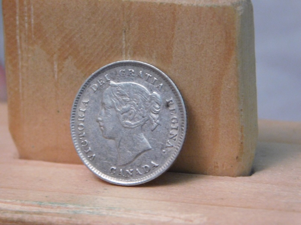 Canada 1893 5 cents silver