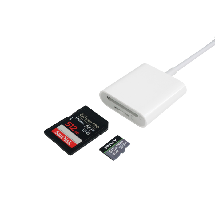 2pcs Type-C card reader mobile computer multi function OTG 2.0 SD / TF / U disk