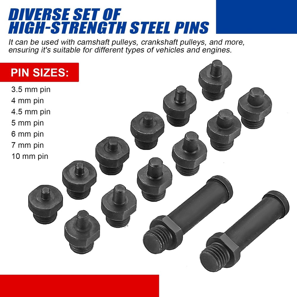 Variable Pin Spanner Wrench, 15Pc Adjustable Pin with Variable Spanner Wrench...