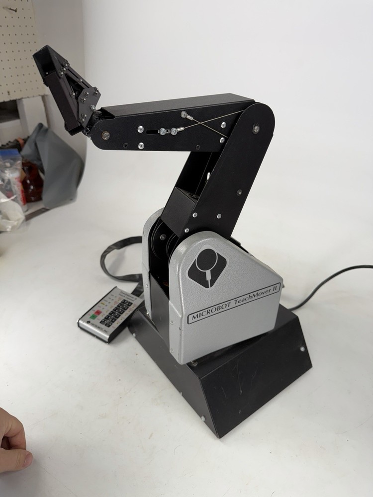 Microbot Teachmover 2 Programmable Robot Arm Toy Teaching Device TESTED/VIDEO