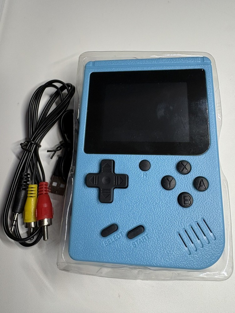 GAME BOX PLUS--RECHARGEABLE GAME SYSTEM---BLUE