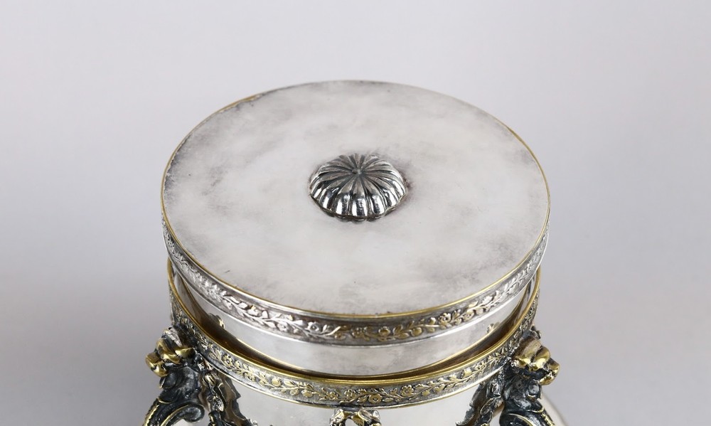 Victorian Silver Plated Biscuit Barrel - Registered 1877, Unknown Maker