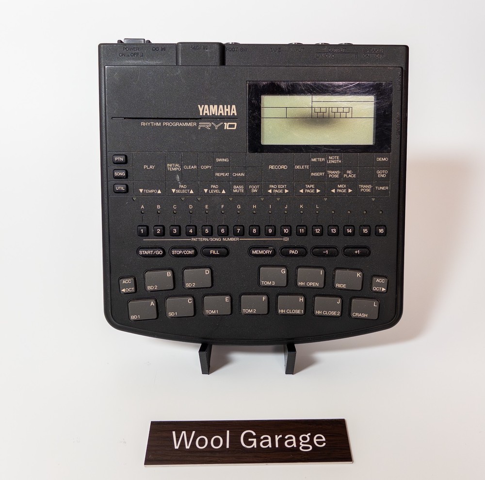 YAMAHA RY10 Rhythm Programmer Drum Machine Tested Working Japan