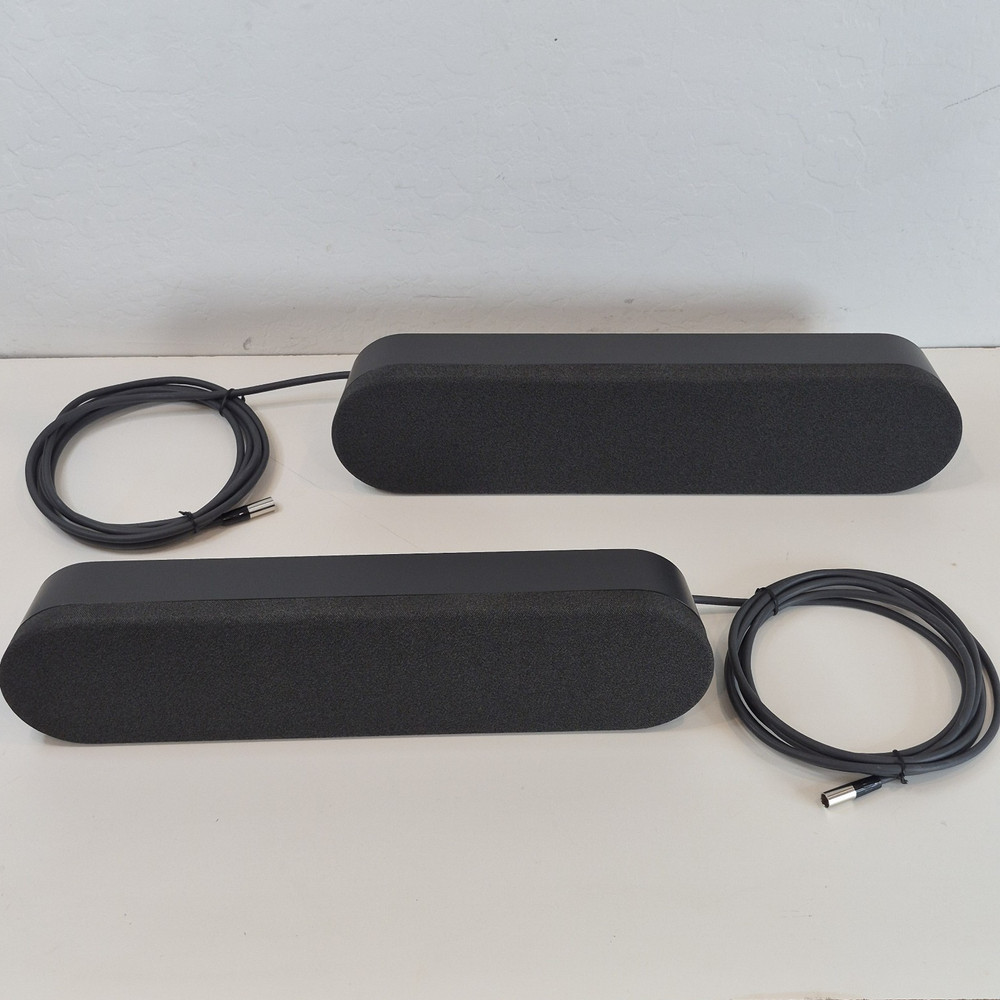 Logitech Rally System Bundle Display Hub Table Hub Speakers Pair OEM Tested