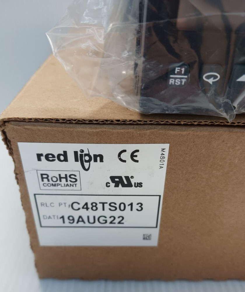 NEW RED LION C48TS013 1/16 DIN PRESET TIMER CONTROLLER