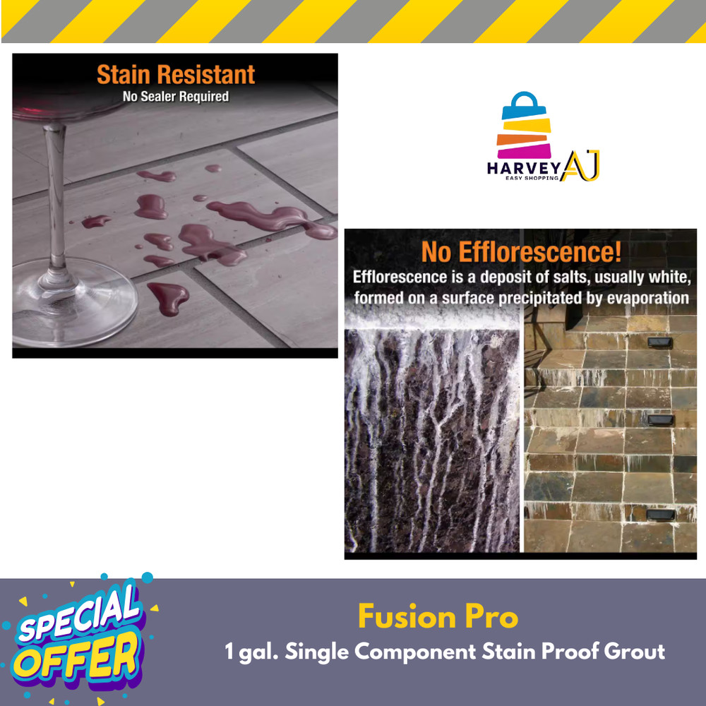 Fusion Pro #380 Haystack 1 gal. Single Component Grout + Bonus