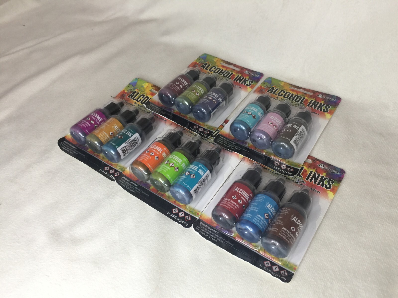 Tim Holtz Alcohol Ink .5oz 3/Pkg New lot of 5