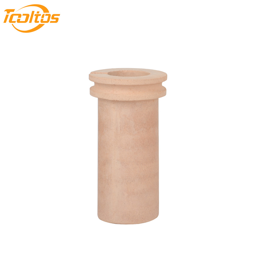 Tooltos 1/2/3kg Double Ring Ceramic Crucible for Vacuum Casting Melting