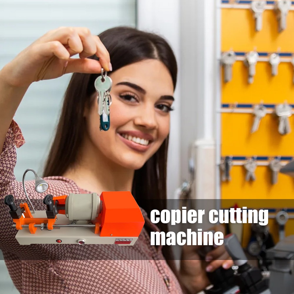 Key Cutting duplicating Machine Cutter Car Key Copier Locksmith Tools Brand New