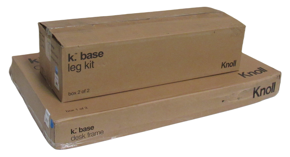 NEW Knoll k.base 26-45" Height + Width Adjustable Table Sit-Stand Desk BASE ONLY