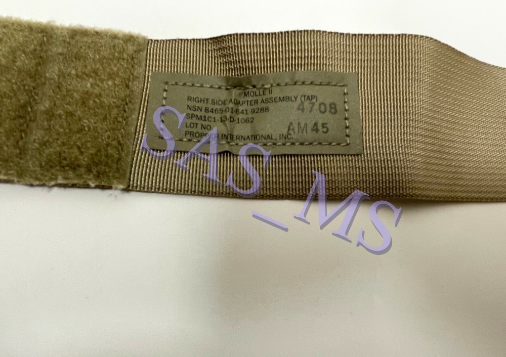 W2 OCP TAN TACTICAL ASSAULT PANEL TAP SYSTEM RIGHT SHOULDER ADAPTER ASSEMBLY