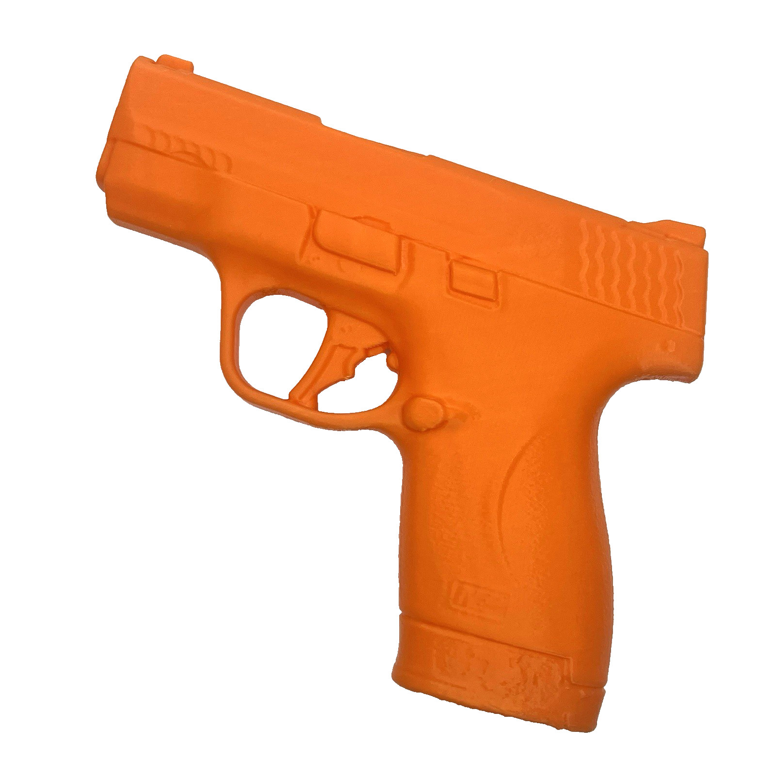 Orange S&W MP Shield Compatible Training Gun 1:1 Size Prop Realistic Feel SAFE!