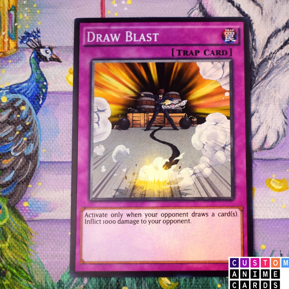Draw Blast ANIME EFFECT HOLO card