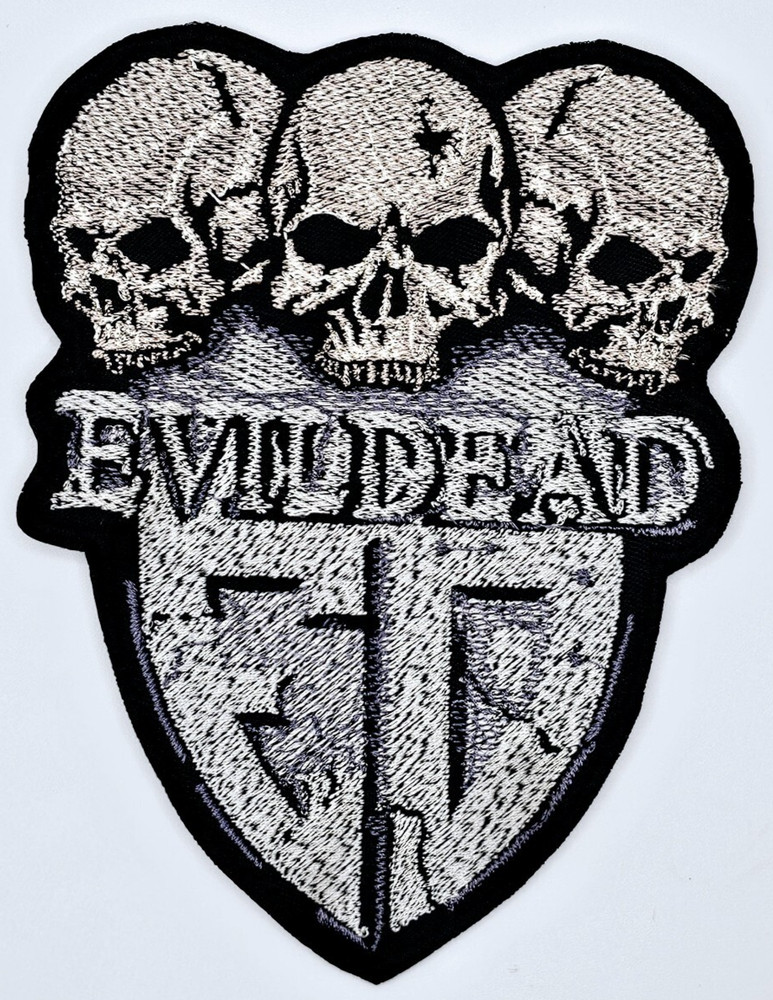 EVIL DEAD SKULL LOGO EMBROIDERED PATCH