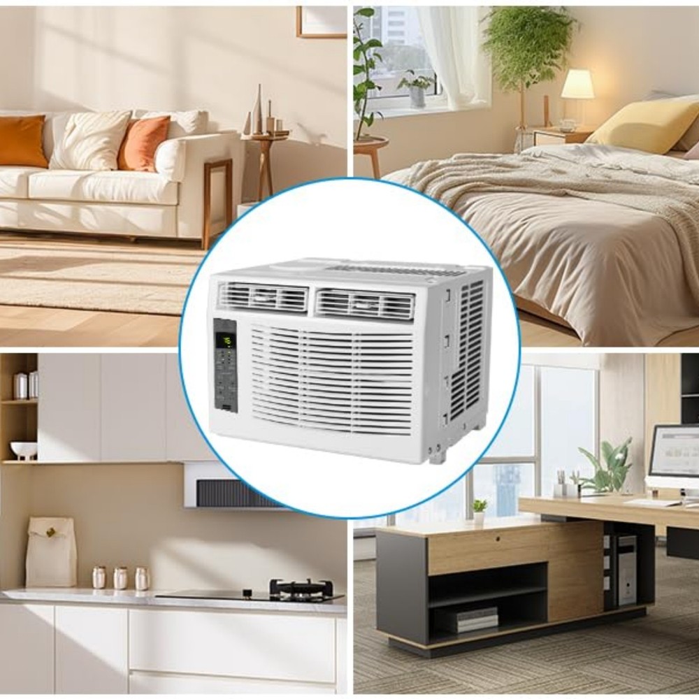 6000 BTU Window Air Conditioner with WiFi Energy Efficient/Remote/Application