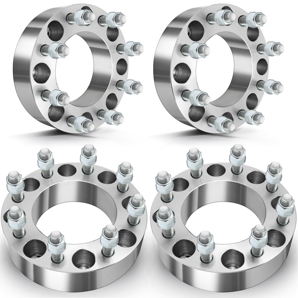 2 Inch Wheel Spacers Adapters 8x6.5 Bolt Pattern