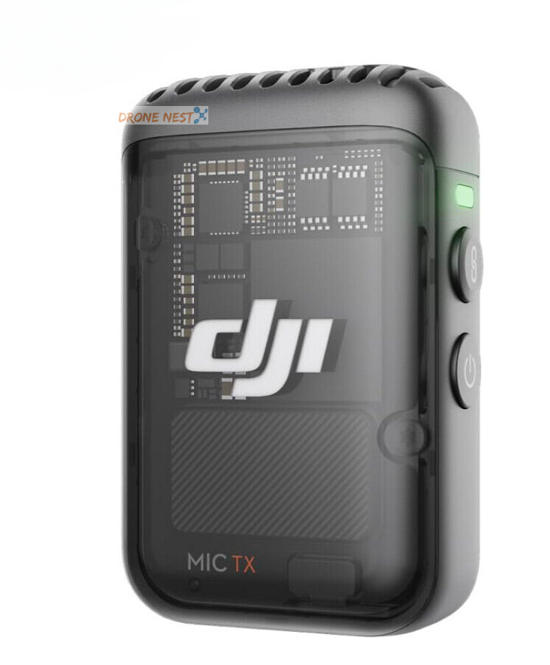 DJI Mic 2 Transmitter/Recorder with Built-In Microphone (Shadow Black)