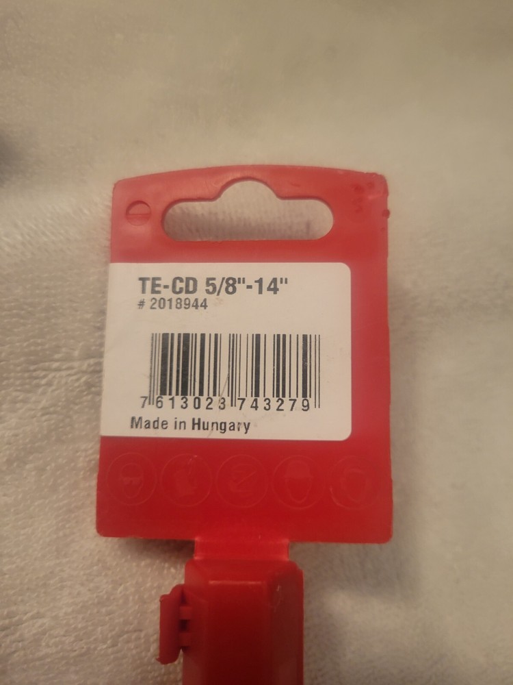 Hilti TE-CD 5/8"-14" Hollow Hammer Drill Bits