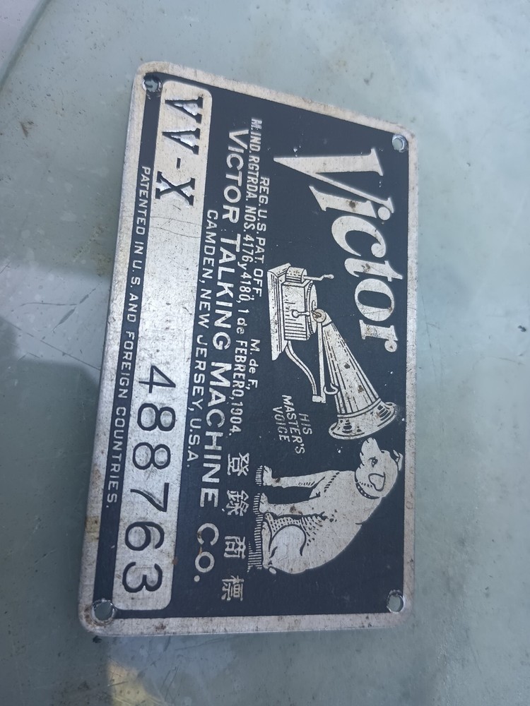 VICTOR VV - X Original Nameplate 488763