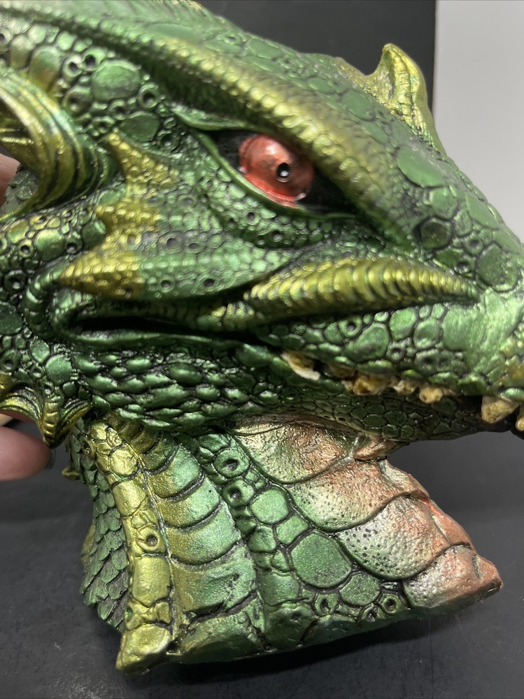 Mythological Green Dragonhead Backflow Cone Burner