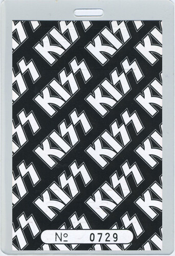 KISS 1998 PSYCHO CIRCUS TOUR LAMINATED BACKSTAGE PASS Numbered