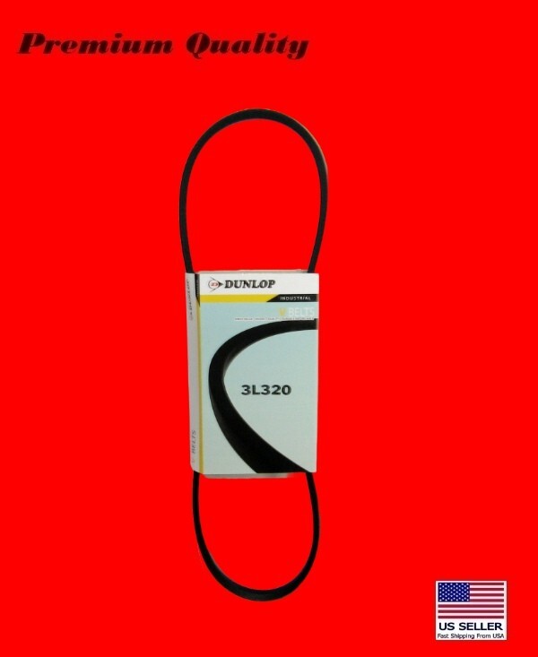 DUNLOP  3L320 V Belt Industrial Grade  3/8" x 32" FHP HVAC Lawn Mower Auto