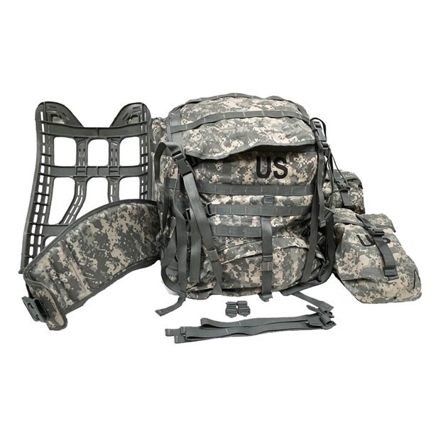 Combo 5-Piece Mod Sleep System ACU, 1 ACU Ruck, Sleep Pad, Canteen & Cup, APack