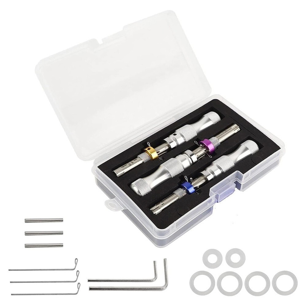 3Pcs Seal/O-Ring Hook Seal Puller 7 Pin Advanced Home Tubular Puller Tool Set