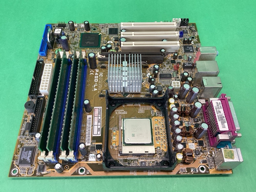 HP P4SD-LA Motherboard + Pentium 4 Processor CPU + RAM - UNTESTED