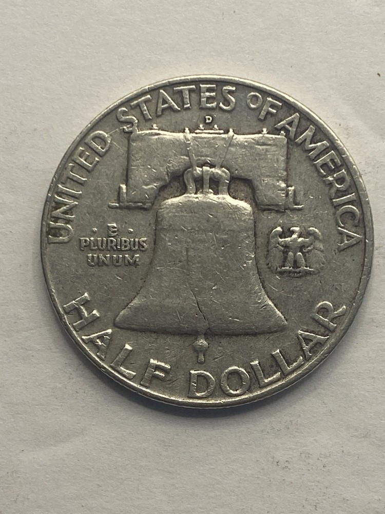 1958 Franklin Half Dollar Circulated Silver 50c