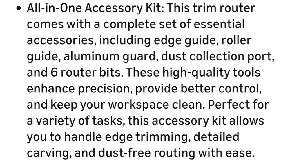 Cordless Compact Router Compatible with Makita Battery (Bare Tool), 6 Variable