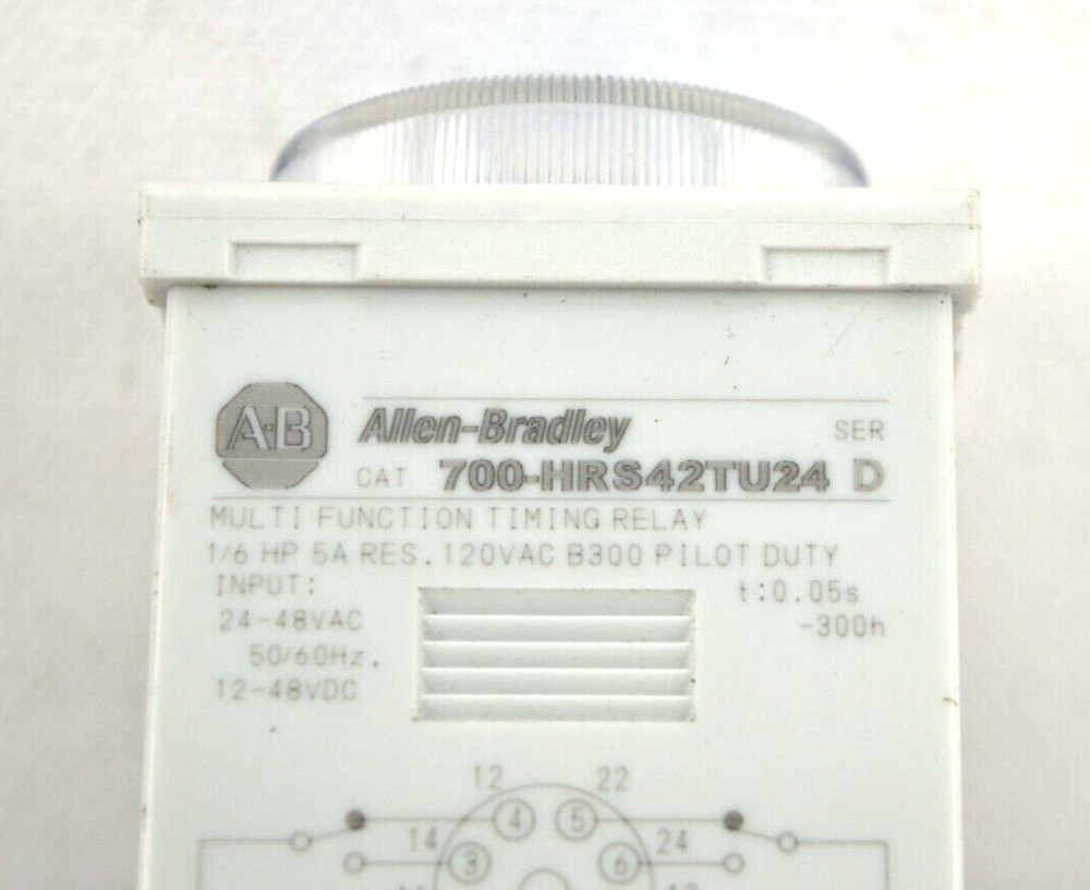 Allen Bradley *NOS* 700-HRS42TU24 Multi Function Timing Relay, Series D