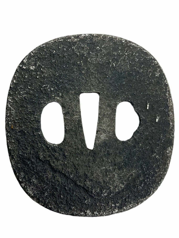 Japan Japanese Samurai Sword Iron Tsuba 4