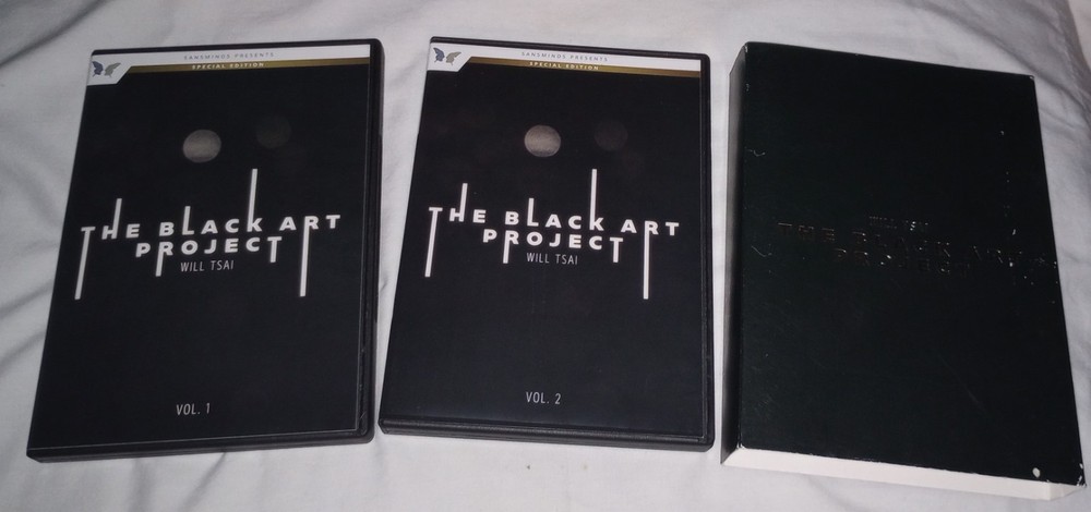 Will Tsai Black Art Project 2 DVD Set w/ Gaffs Magic Oop