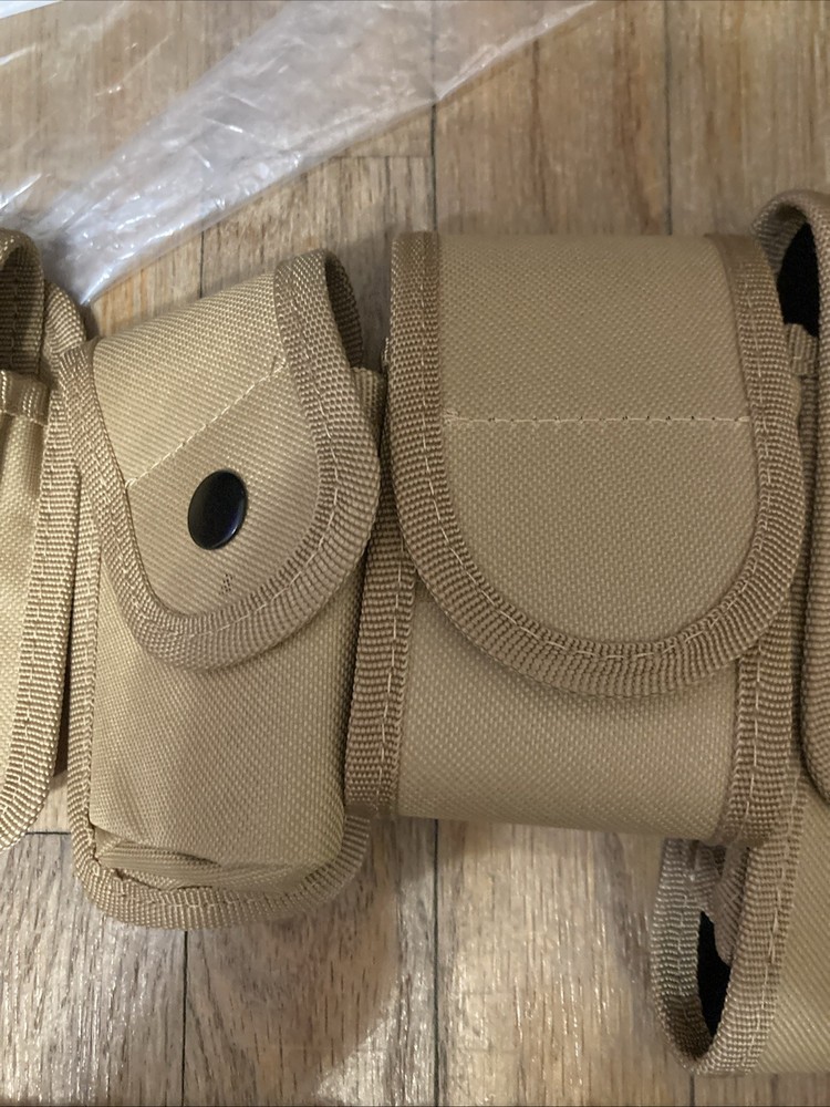 Tactical Duty Pouch Belt Khaki