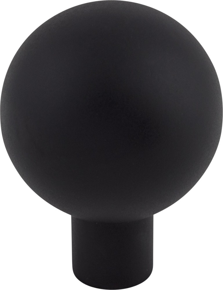Top Knobs TK762BLK Brookline Knob 1 1/8" Flat Black