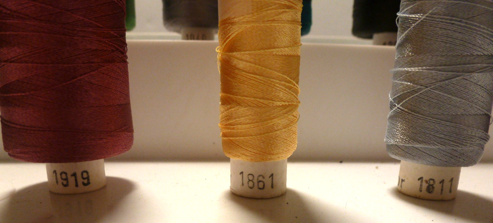 Lot of 14 Maderia Polyester Thread Used