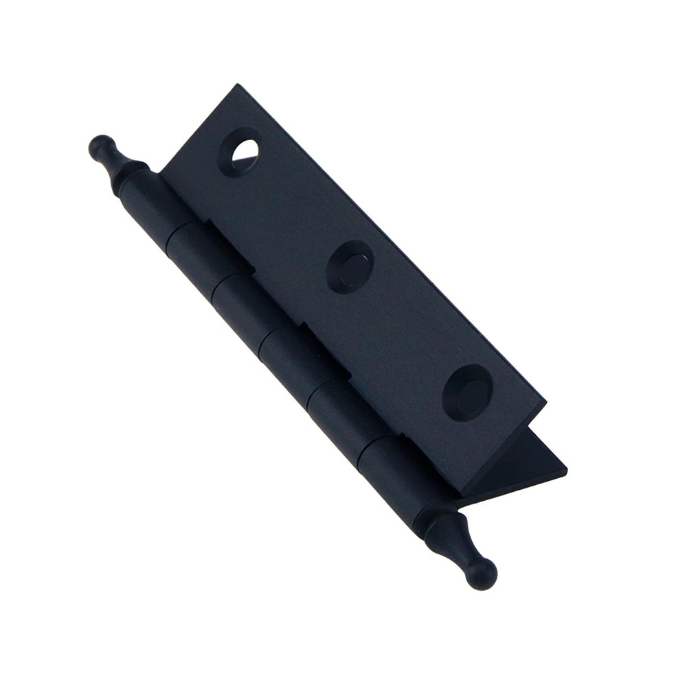 Mcredy Black Door Hinges 2 Inch Antique Style Solid Brass Cabinet Butt Hinges...