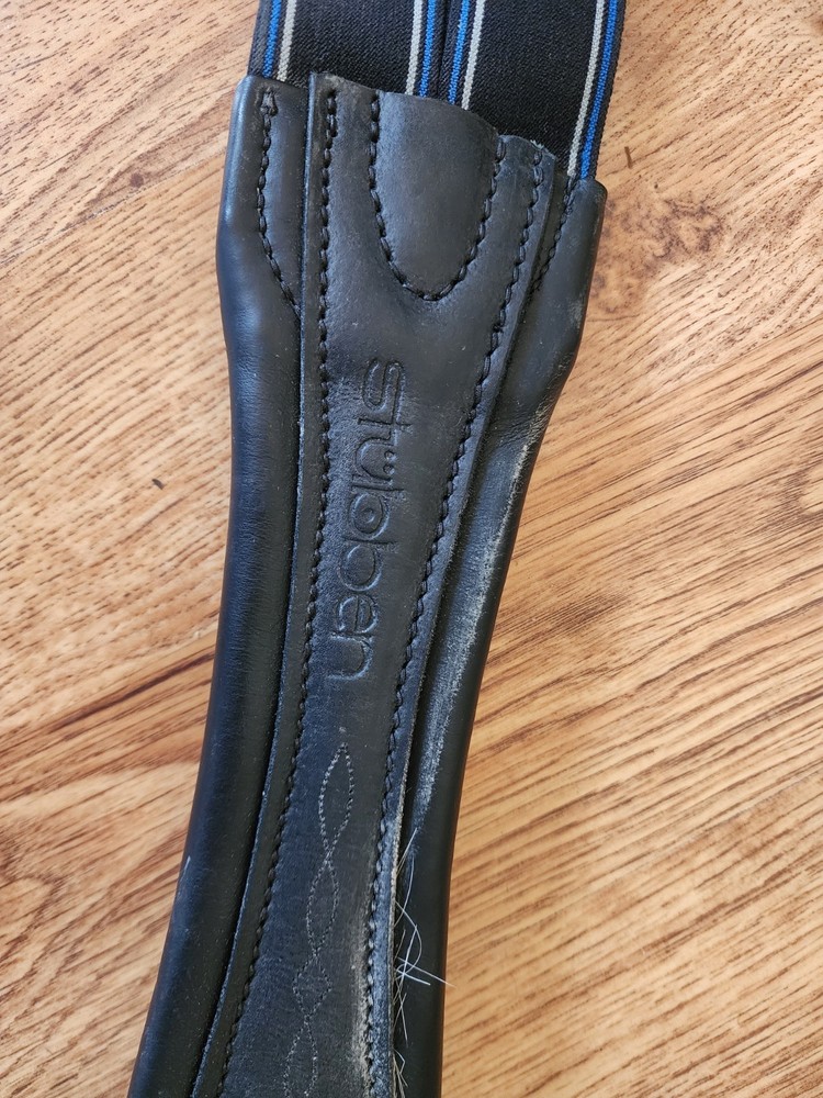 Stubben Leather Girth, Black, 105CM/42"
