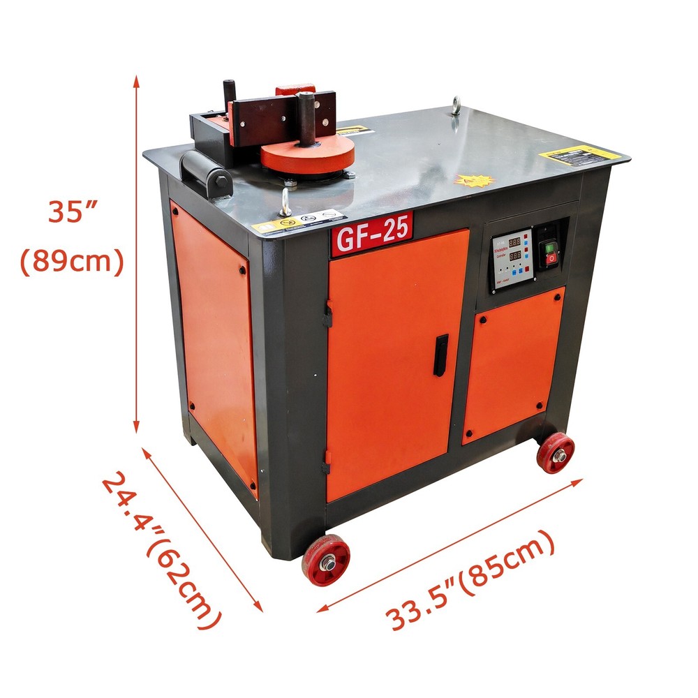 220V Reinforcement Hoop Bending Machine Automatic CNC Rebar Bender Adjust Angle