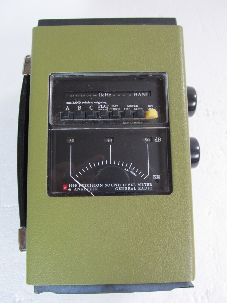 General Radio 1933 Precision Sound Level Meter & Analyzer - UNTESTED