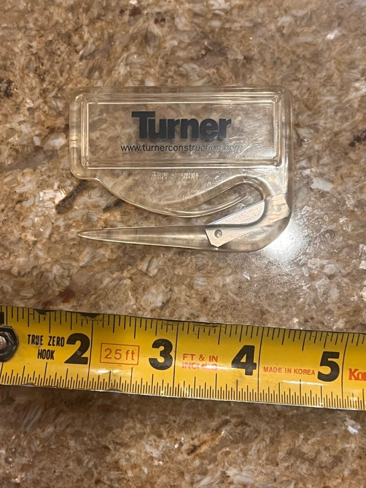 turner construction letter opener