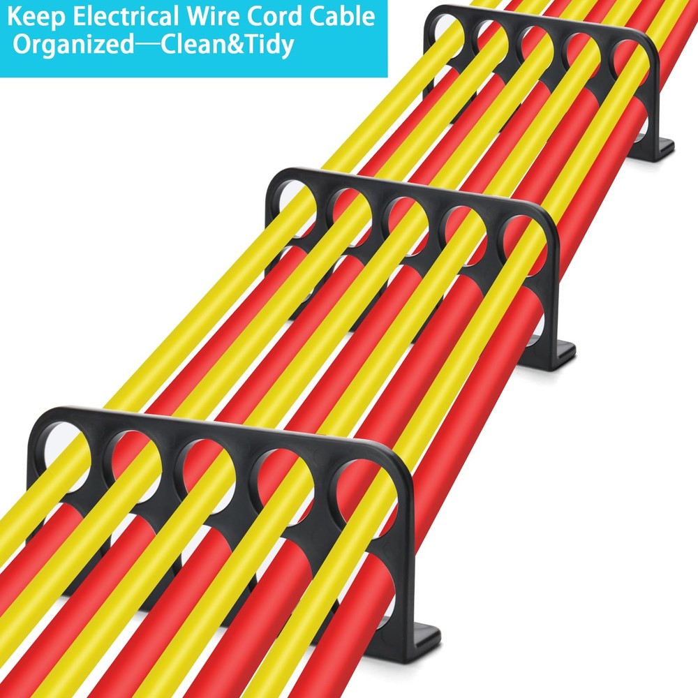20Pack Cable Chase-Wire Bracket,Cable Support Wire Bracket Holder for NMB Ele...