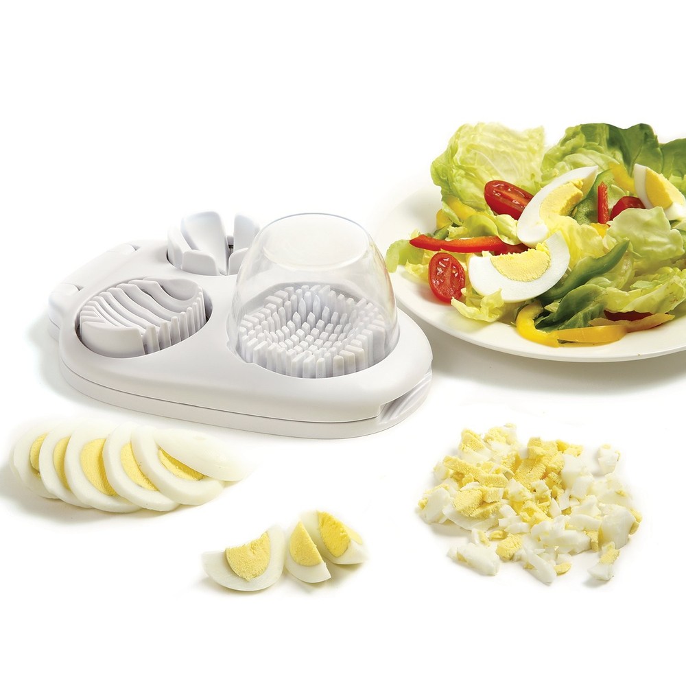 Norpro 998 Multi Egg Slicer, White 8" x 3.25" x 6",