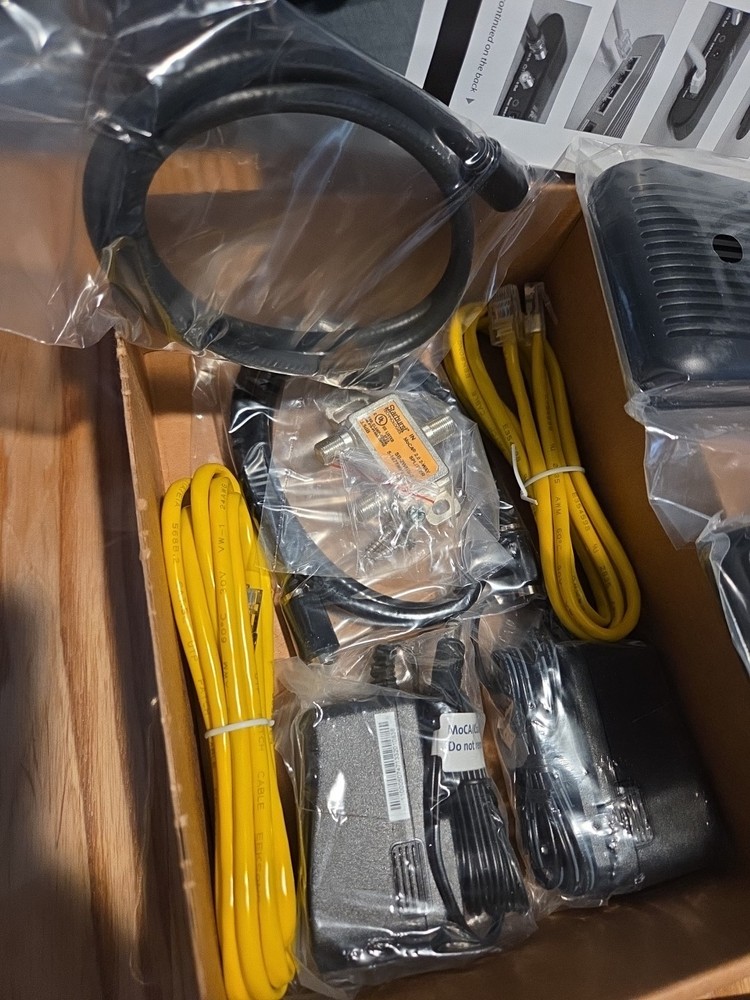 Actiontec ECB2500C Ethernet Network COAX Adapter Kit Homes Without MoCA Routers